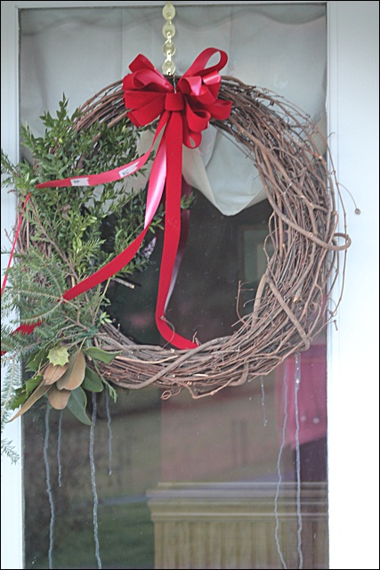 Christmas Wreath With Bird Poop