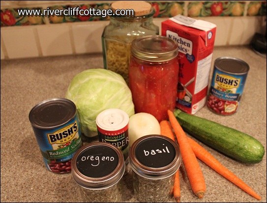 Minestrone Ingredients